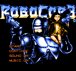 Robocop 3 Title Screen